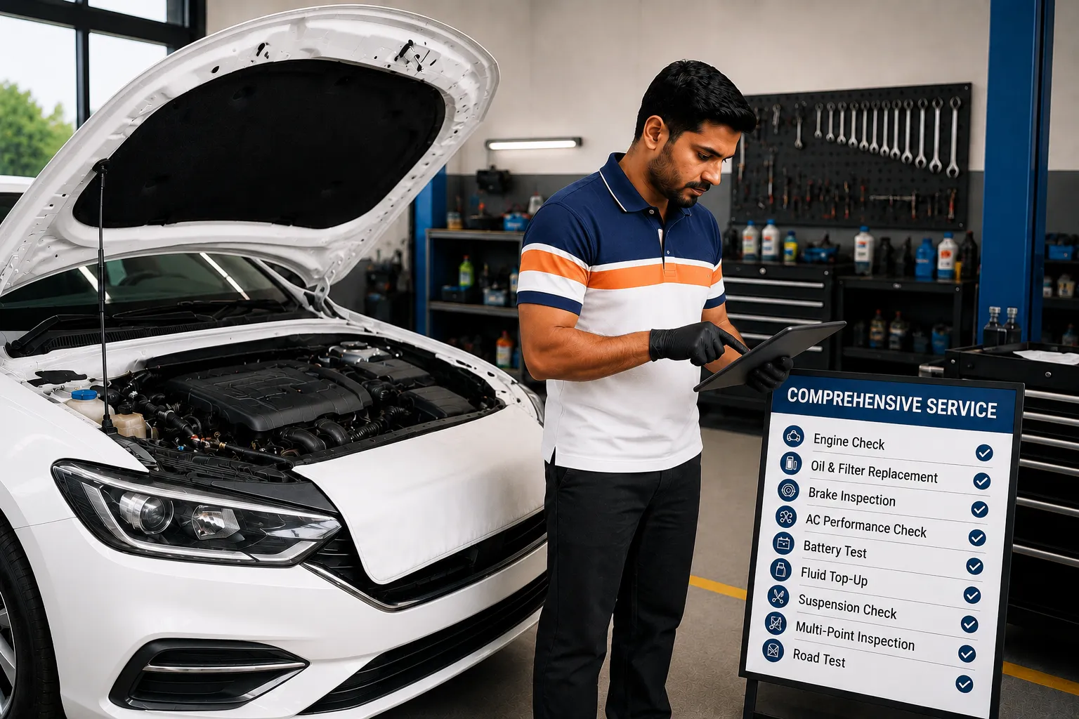 Comprehensive Service at Car Tech Care Pune